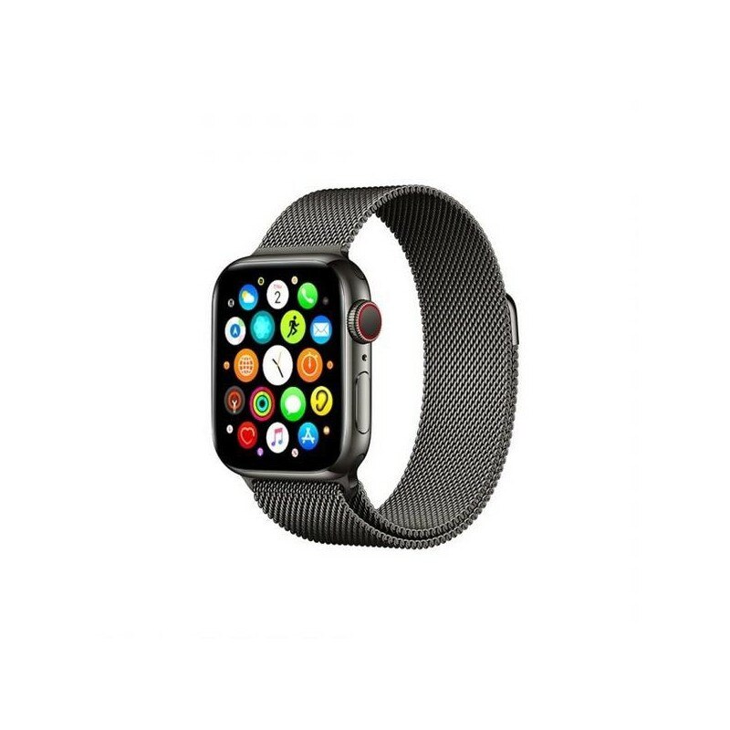 Curea Goospery Milanese Loop Compatibila Cu Apple Watch 4 / 5 / 6/ Se 40mm, Negru Metalic