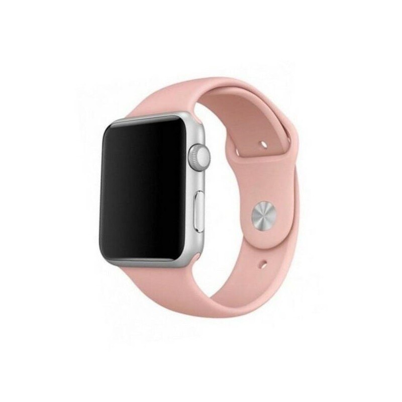 Curea Goospery Silicone Band Compatibila Cu Apple Watch 4 / 5 / 6/ Se 40mm, Silicon, Roz