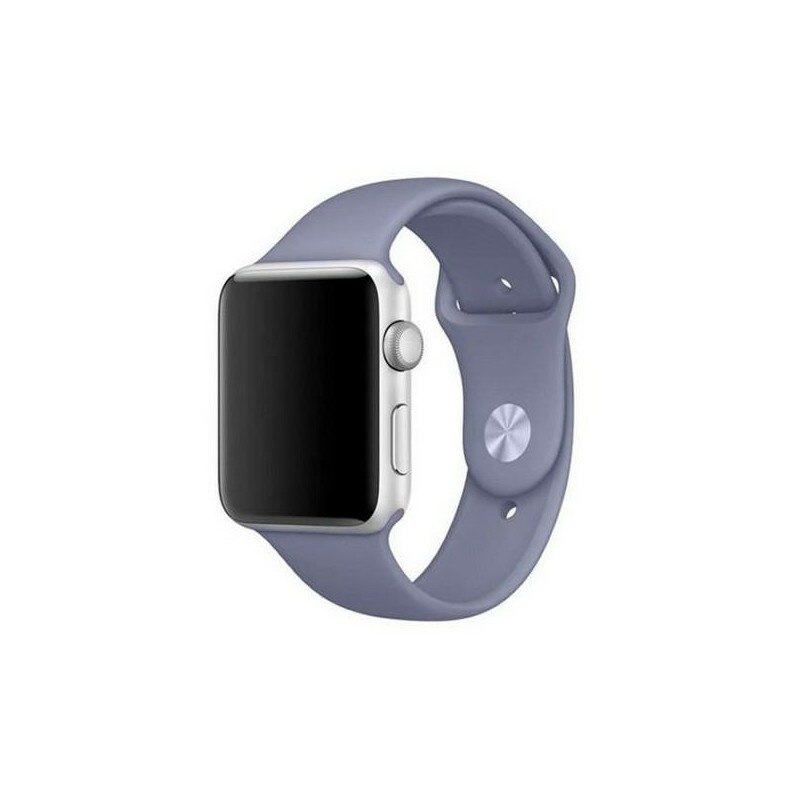 Curea Goospery Silicone Band Compatibila Cu Apple Watch 4 / 5 / 6/ Se 44mm, Silicon, Lanvader Gri