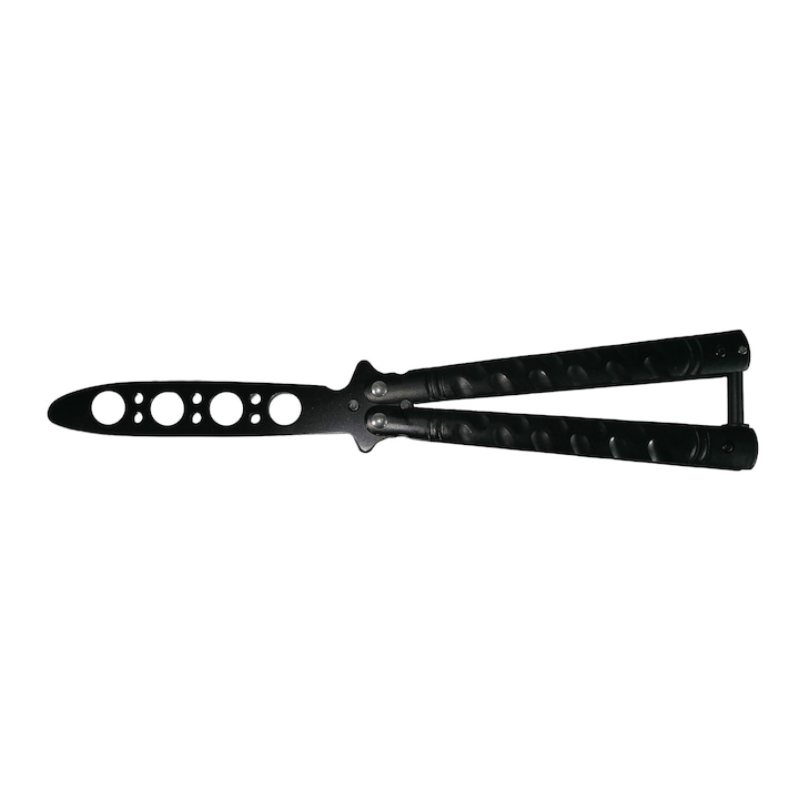 Briceag fluture de antrenament, Wave Blade, 22 cm, negru