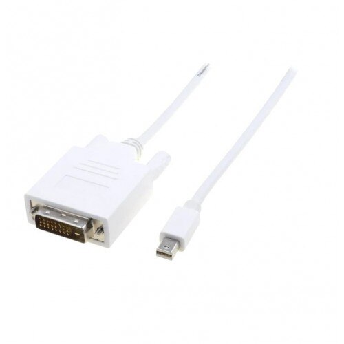 Cablu DisplayPort - DVI, DVI-D (24+1) mufa, mini DisplayPort mufa, 3m, alb, ASSMANN - AK-340305-030-W
