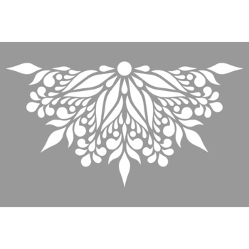 Sablon 890*590mm Refolosibil Mandala Flower SP67 1/2 Sablon 890*590mm Refolosibil Mandala Flower SP67 1/2