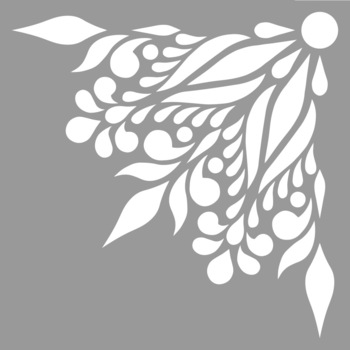 Sablon 590*590mm Refolosibil Mandala Flower SP67 1/4 Sablon 590*590mm Refolosibil Mandala Flower SP67 1/4