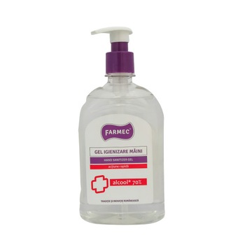 Gel igienizant pentru maini Farmec 500 ml Gel igienizant pentru maini Farmec 500 ml