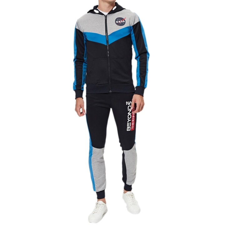 Trening barbati, NASA, albastru, marime S