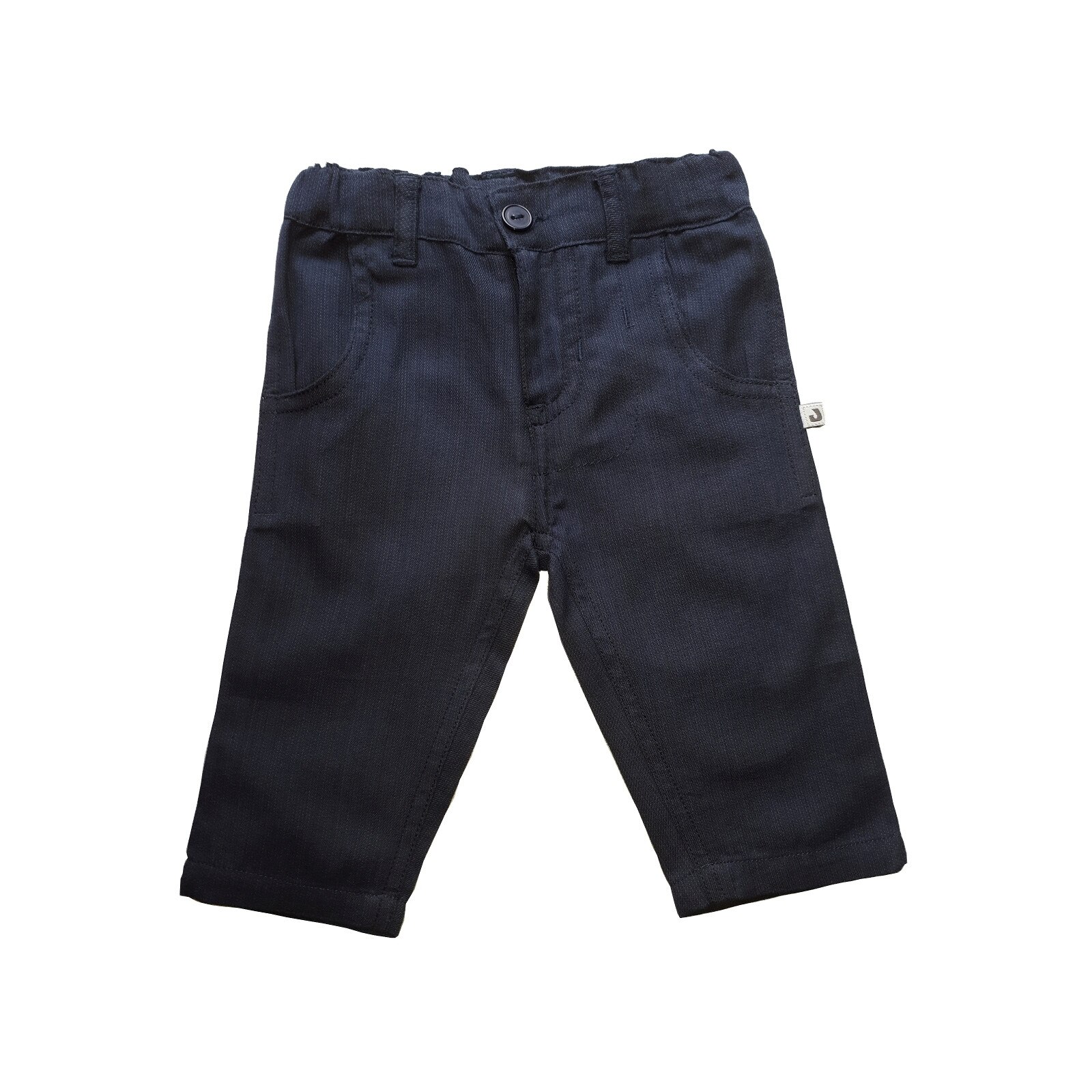 Pantalon lung, elegant, bumbac 100%, baieti, Bleumarin, Classic Boys, Bleumarin, 80 CM