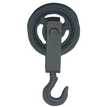Scripete cu fulie de fonta, 120mm, 150kg Scripete cu fulie de fonta, 120mm, 150kg