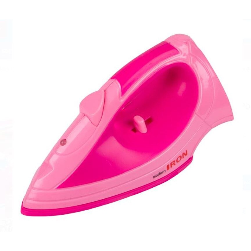 Fier de calcat interactiv roz, 17x7,5x10 cm, SG, 3 ani +