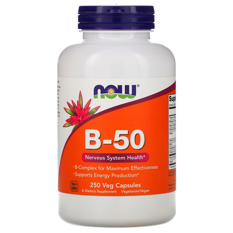 Хранителна добавка Now Foods Vitamin B-50, 250 табл - EMAG.bg