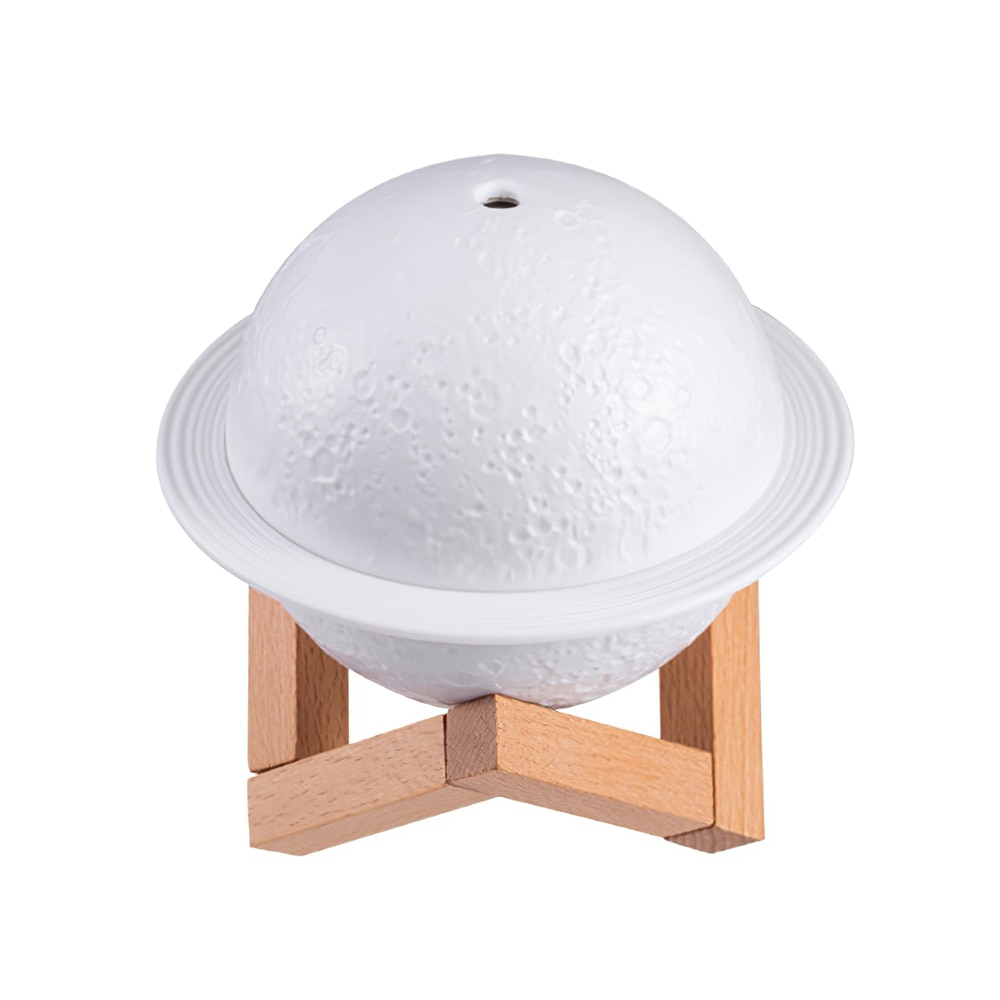 Umidificator Aromaterapie tip Lampa de Veghe , Model Planeta Saturn , Capacitate 200ml , 3 tipuri de lumina , 2 Moduri Pulverizare , Alimentare la Priza Selling Depot ®