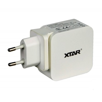 Incarcator cu port USB tip C de 45W ultrarapid Xtar PD45II, uz international, curent de iesire 5-20V, QC Incarcator cu port USB tip C de 45W ultrarapid Xtar PD45II, uz international, curent de iesire 5-20V, QC