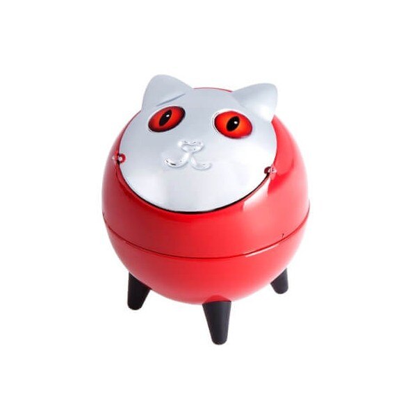 Scrumiera metalica Angel Pinguin red, diametru 10 cm