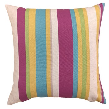 Husa perna decorativa Chiara raya, 45x45 cm, Nova Textile, turquaz, fermoar, bumbac, in , poliester Husa perna decorativa Chiara raya, 45x45 cm, Nova Textile, turquaz, fermoar, bumbac, in , poliester