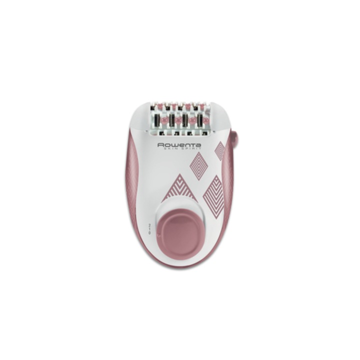 Rowenta EP2900F1 epilátor, 24 csipesz, 2 sebesség fokozat, fehér/rózsaszín