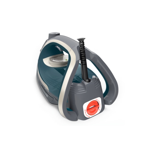 Fier de calcat Tefal Ultragliss Plus FV6842, 2800W, abur continuu 50g/min, abur de impact 260g/min, turcoaz/gri, 31x13.5x16cm