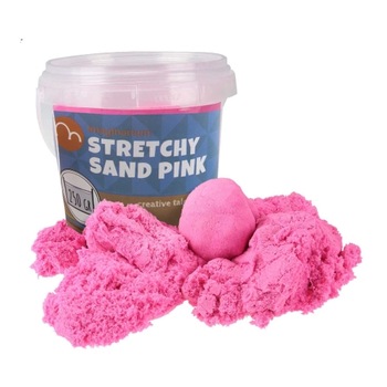 Pasta de modelat Imaginarium Stretchy Sand Pink, elastica, culoare roz neon Pasta de modelat Imaginarium Stretchy Sand Pink, elastica, culoare roz neon