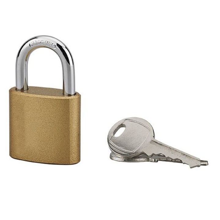 Lacat oval, 32 mm, otel alamit, 3 chei - SP