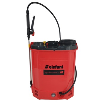 Pompa de stropit electrica Elefant SE18L, Volum 18l, 12V/8Ah, 3 tipuri de pulverizare Pompa de stropit electrica Elefant SE18L, Volum 18l, 12V/8Ah, 3 tipuri de pulverizare