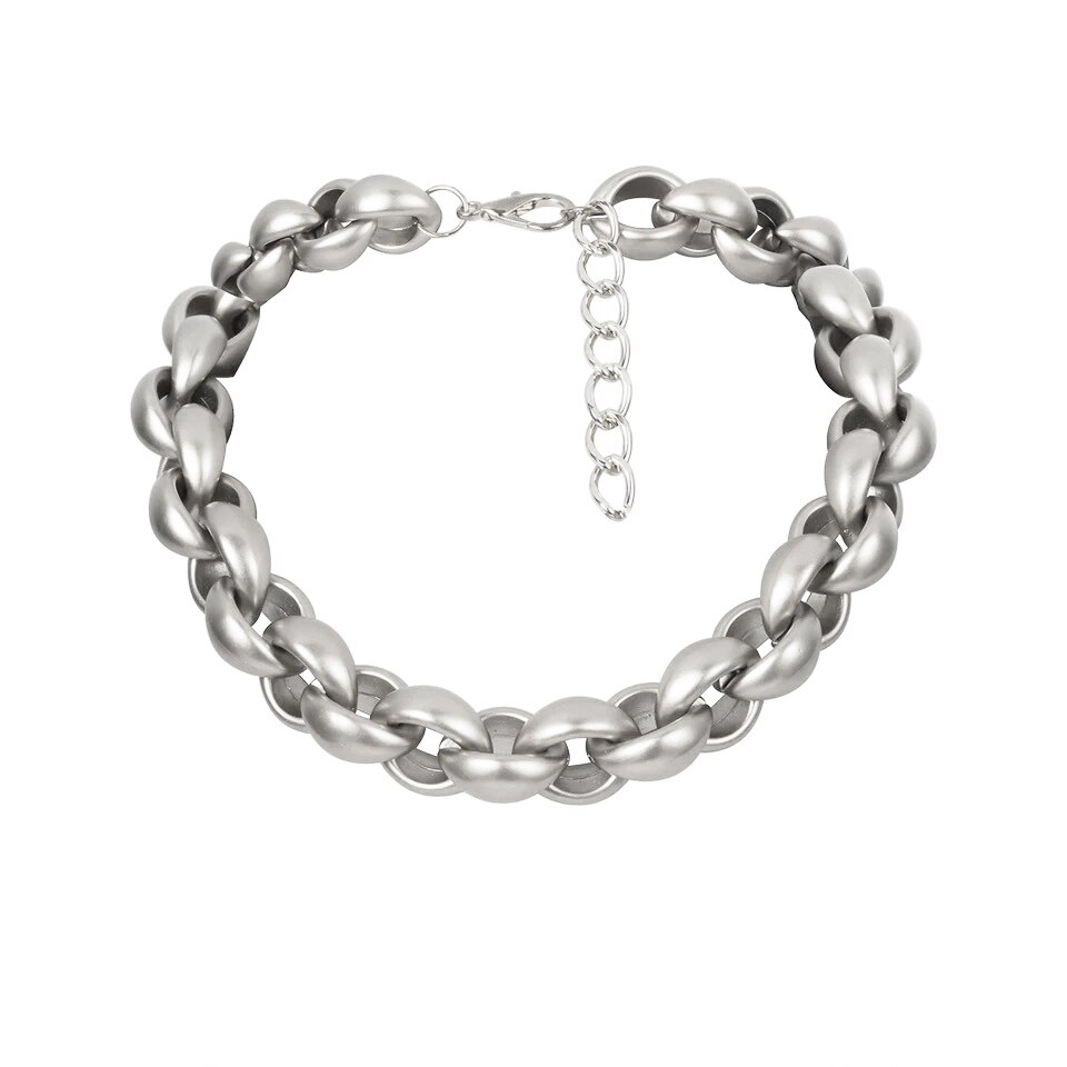 Colier Vintage Geometrie Argintiu WCLR003