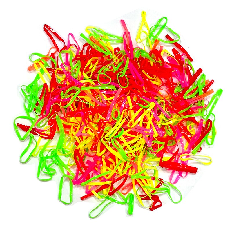 Set 400 elastice par colorate Profesional Puternic Rezistent WAPEL-0001