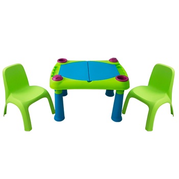 Set 2 scaunele cu spatar + masuta apa si nisip MVR Set 2 scaunele cu spatar + masuta apa si nisip MVR