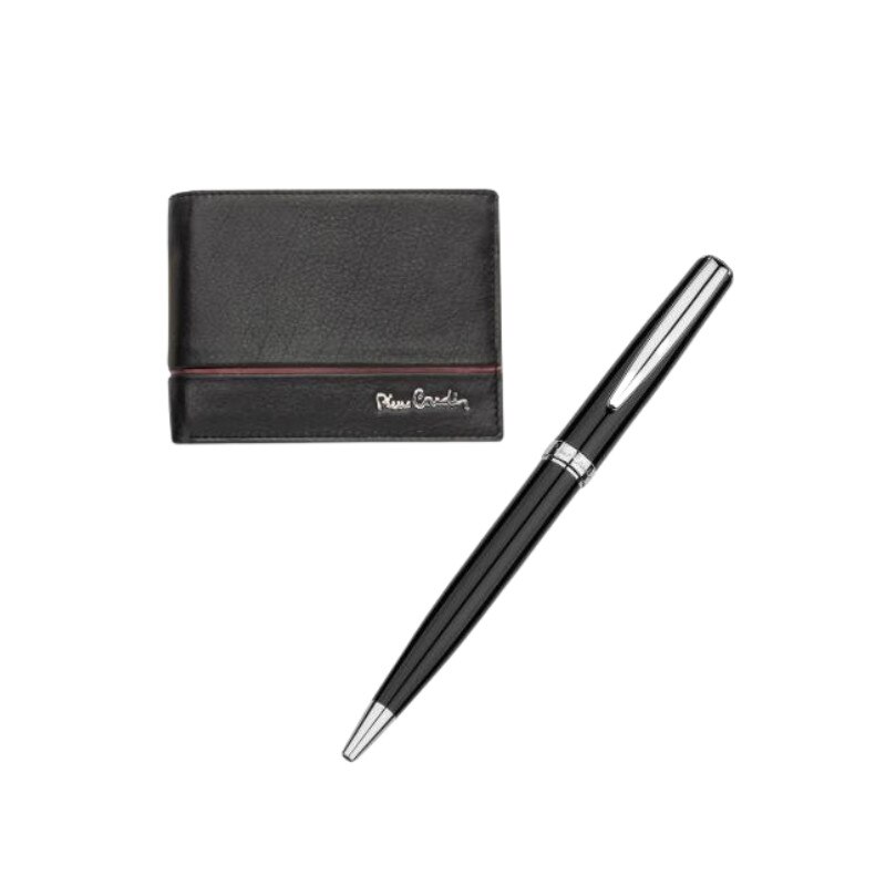 Set pix cu portofel, Pierre Cardin, PCS-012, Piele naturala, 12х9.5х2cm