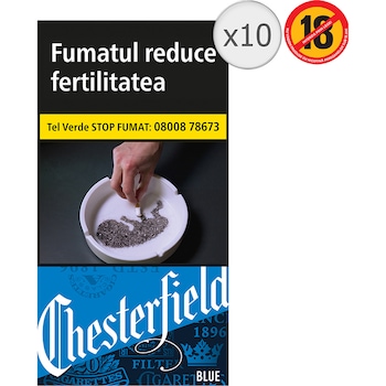 Cartus Chesterfield Blue 100s Cartus Chesterfield Blue 100s