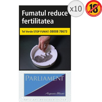 Cartus Parliament Aqua Blue 100s Cartus Parliament Aqua Blue 100s