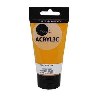 Culoare acrilica Simply, 663 - Yellow Ochre, 75 ml Culoare acrilica Simply, 663 - Yellow Ochre, 75 ml