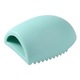 Accesoriu din silicon pentru curatarea pensulelor de machiaj, Albastru