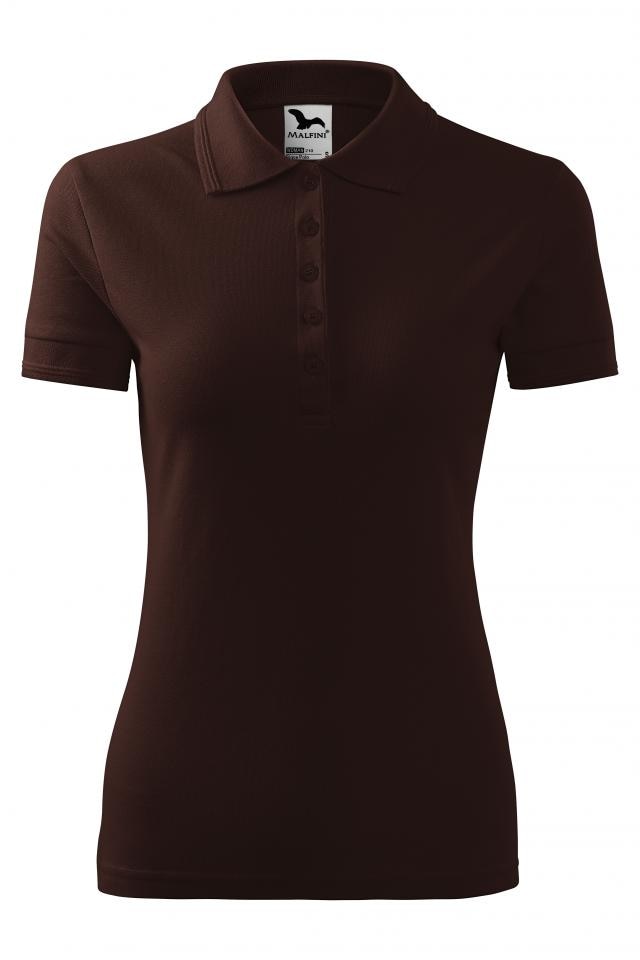 Tricou polo pentru dama Pique Polo, Cafea