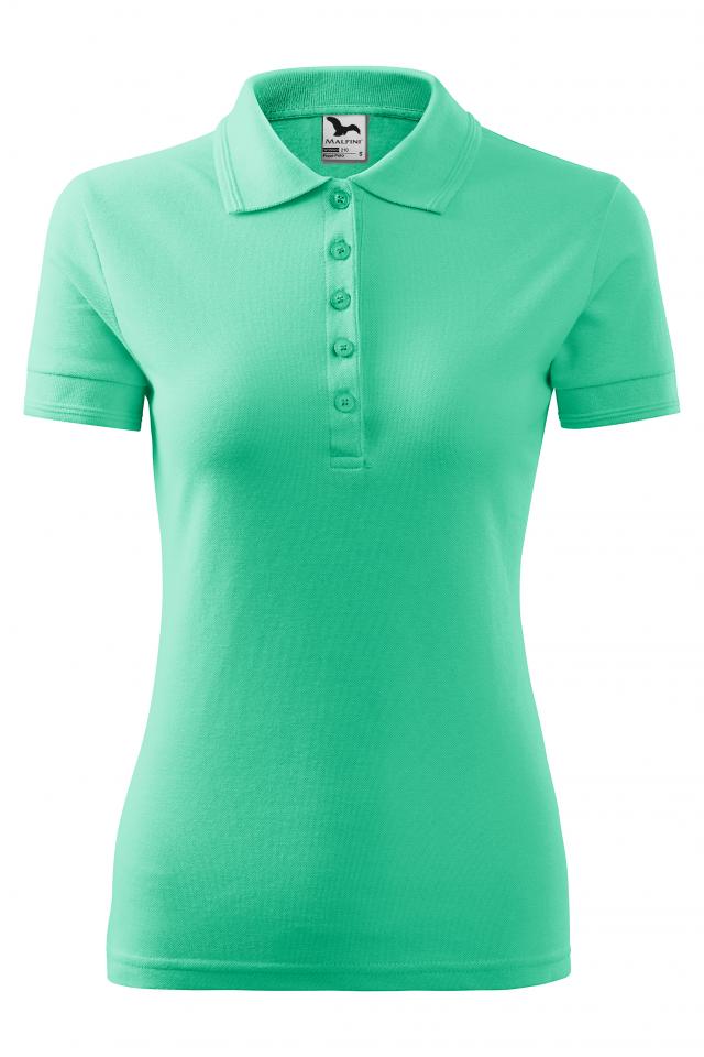 Tricou polo pentru dama Pique Polo, Verde menta