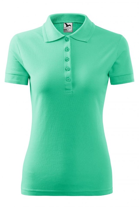 Tricou polo pentru dama Pique Polo, verde menta, marime S