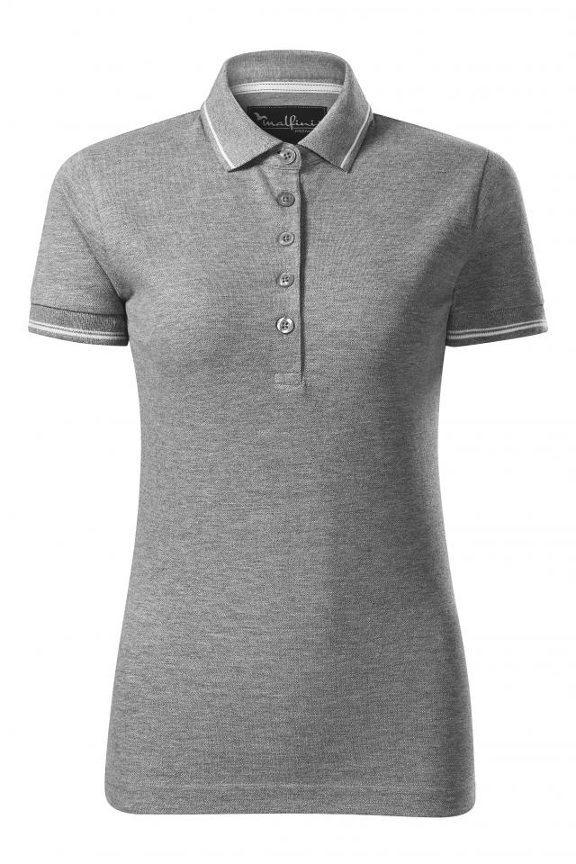 Tricou polo pentru dama Perfection plain, Gri inchis