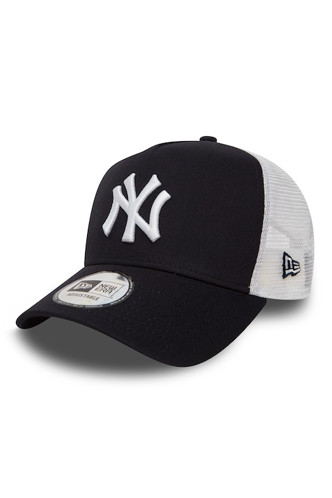 New Era, Sapca cu capsa pe partea din spate si logo New York Yankees, Negru/Alb, 55.8-61.5 CM Standard