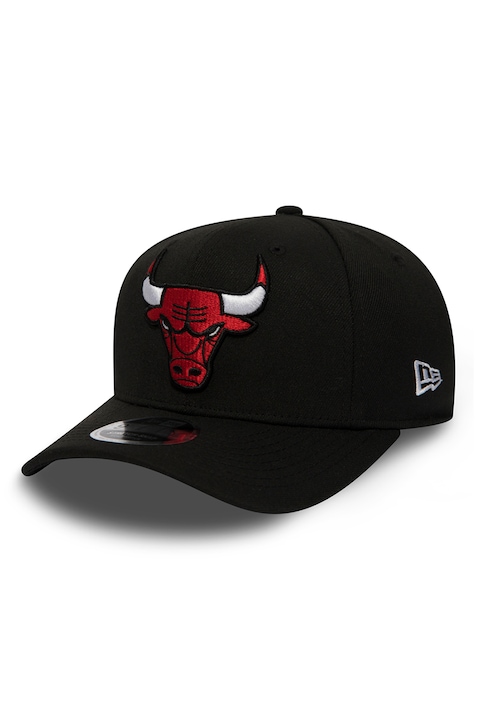New Era, Sapca cu logo brodat Chicago Bulls, Negru/Rosu inchis, 54.9-59.6 CM Standard