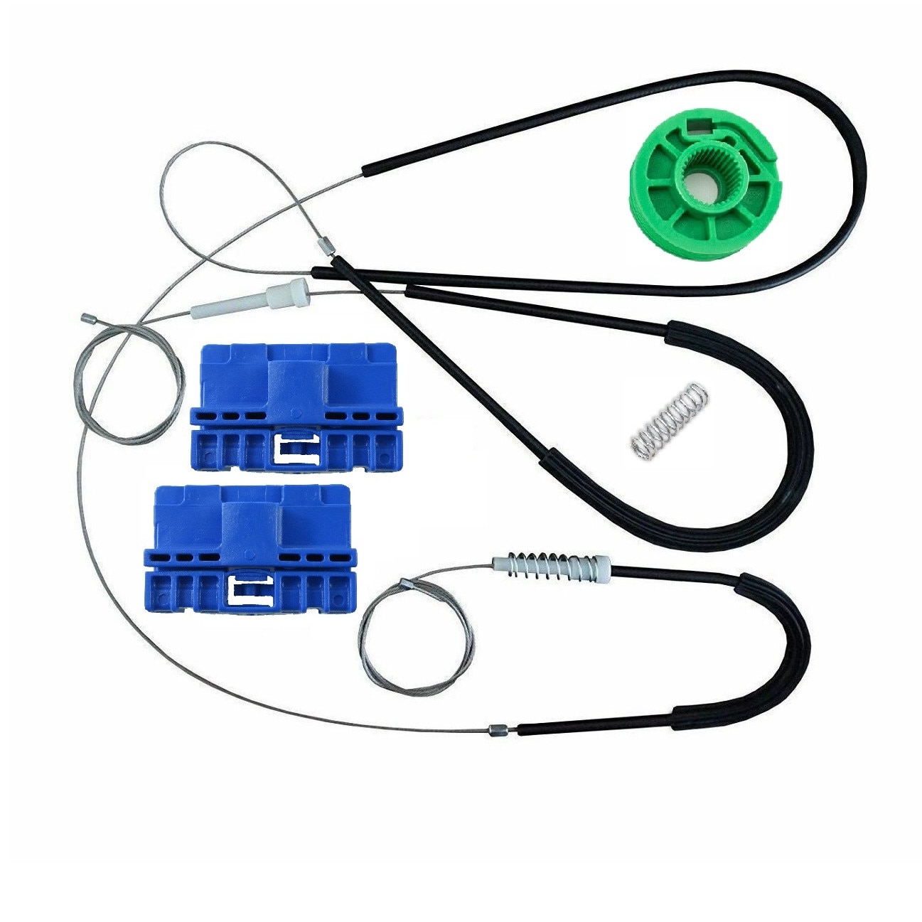 Kit reparatie macara electrica pentru geam usa auto Audi A6 (C5 4B) 1997-2004 - fata dreapta