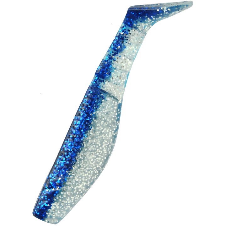 Set 5 buc Shad KP Original Shad 6.25cm, 012, Blue Sardine, pentru biban, stiuca sau salau