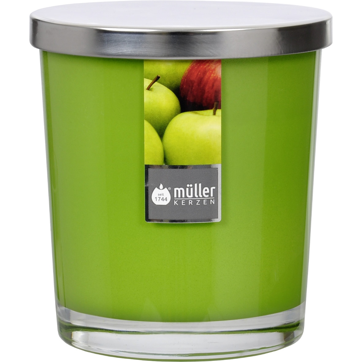 Lumanare parfumata in maxipahar 110/95 mm Mar verde