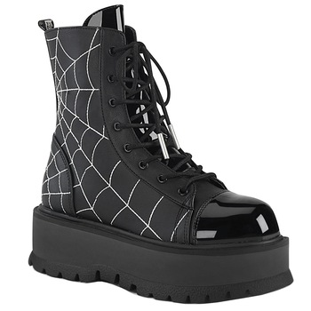 Ghete SLACKER 88 C, Negru, Demonia, 37 Ghete SLACKER 88 C, Negru, Demonia, 37