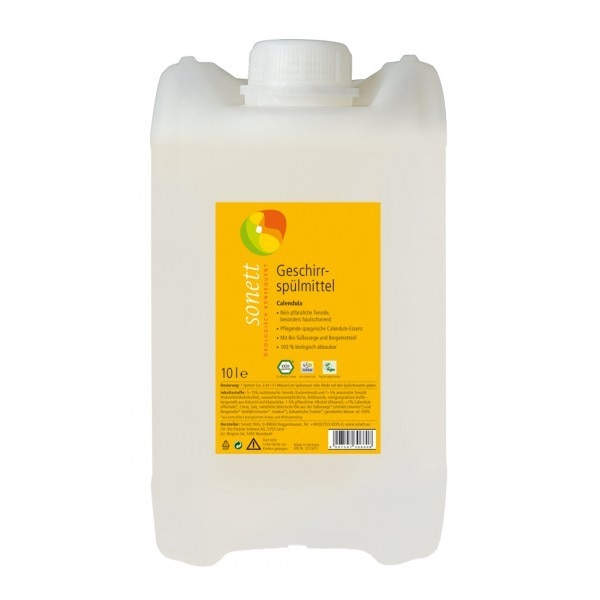 Detergent ecologic pentru spalat vase cu galbenele Sonett 5L