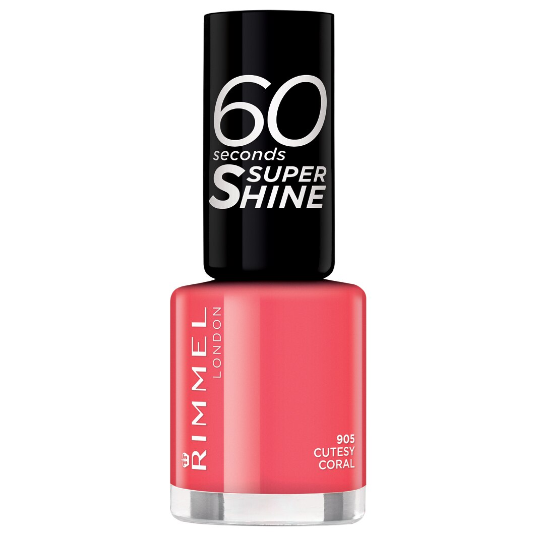 Lac de unghii Rimmel 60 Seconds Super Shine, 905 Cutesy Coral, 8 ml