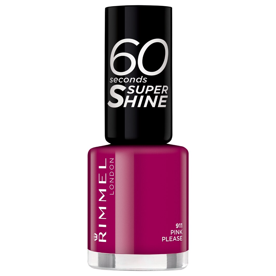 Lac de unghii Rimmel 60 Seconds Super Shine, 911 Pink Please, 8 ml