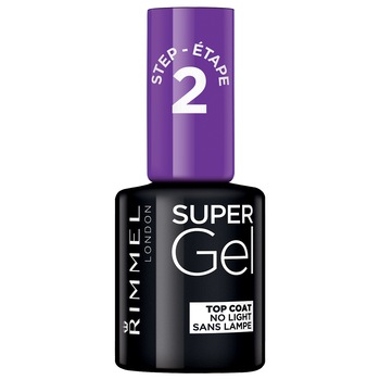Lac de unghii Rimmel Super Gel TOP COAT, 12 ml Lac de unghii Rimmel Super Gel TOP COAT, 12 ml