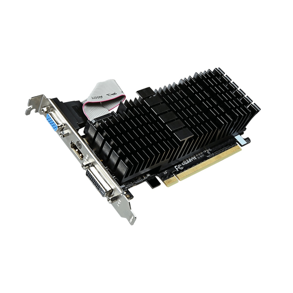 Placa video GIGABYTE GeForce® GT 710, 1GB DDR3, 64-bit, Heatsink - eMAG.ro
