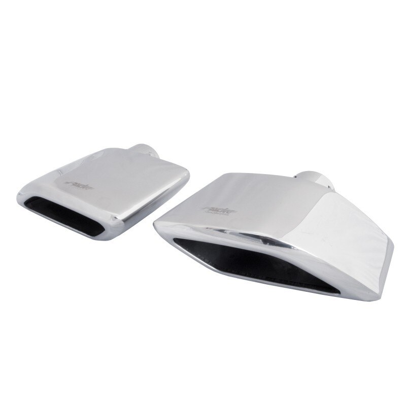 Kit 2 ornamente romboidale din inox pentru toba finala Simoni Racing TRX/76