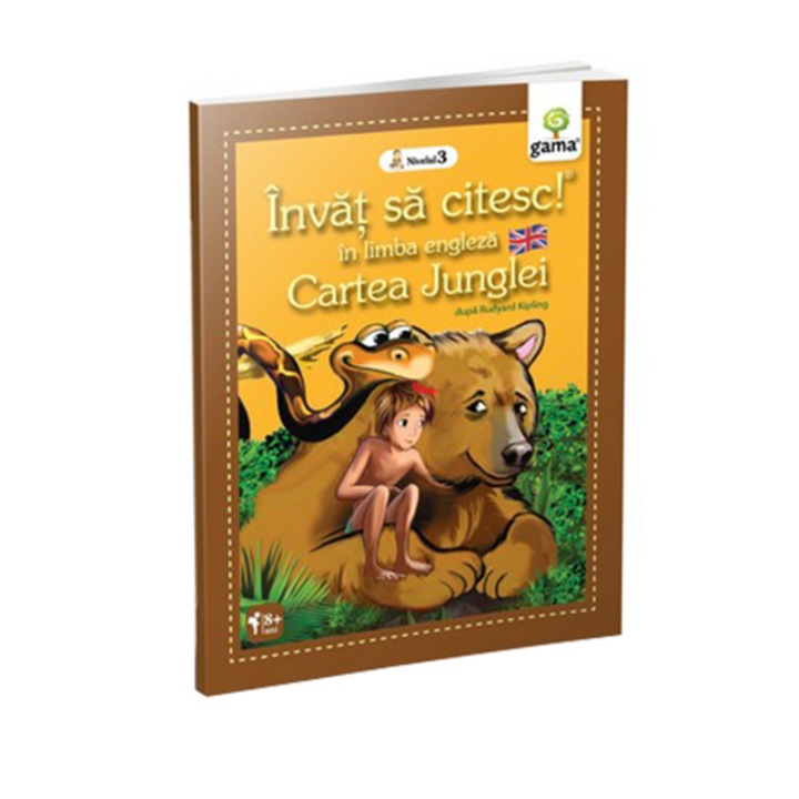 Cartea Junglei - Invat sa citesc in limba engleza! Nivelul III