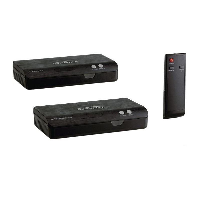 Extender Marmitek HDMI FULL HD, acoperire in toata casa prin reteaua electrica existenta, negru