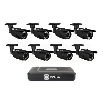 Kit supraveghere ICANSEE ICS-KU130-8MV, cu 8 camere de exterior HD 960p, DVR 8 canale Full HD 1080p, 1 canal audio Kit supraveghere ICANSEE ICS-KU130-8MV, cu 8 camere de exterior HD 960p, DVR 8 canale Full HD 1080p, 1 canal audio