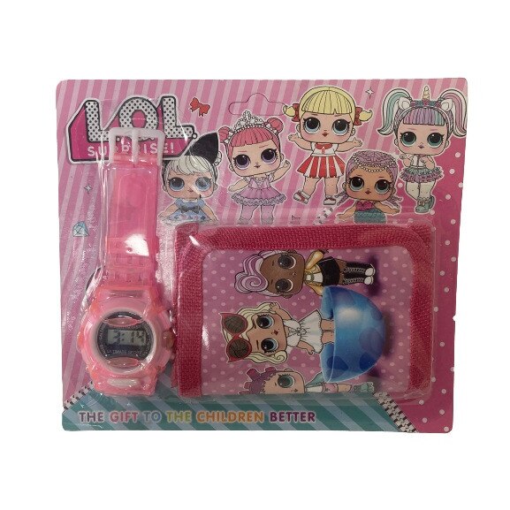 Set ceas si portofel Papusa LOL